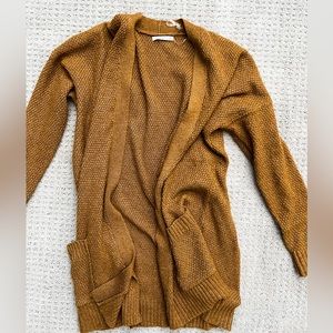 Burnt orange cardigan